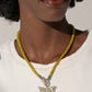 On SHIMMERING Wings - Yellow - Paparazzi Necklace Image