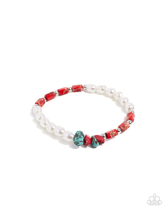 Wild Whimsicality - Red - Paparazzi Bracelet Image