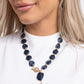 Beaming Baroque - Blue - Paparazzi Necklace Image