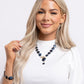 Beaming Baroque - Blue - Paparazzi Necklace Image