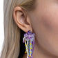 Japanese Blossoms - Purple - Paparazzi Earring Image