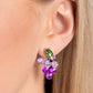 Grapevine Grace - Purple - Paparazzi Earring Image