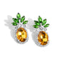 Prismatic Pineapple - Yellow - Paparazzi Earring Image