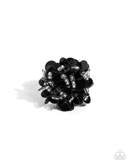 Dynamic Disco - Black - Paparazzi Ring Image