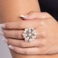 Bubbly Beau - White - Paparazzi Ring Image