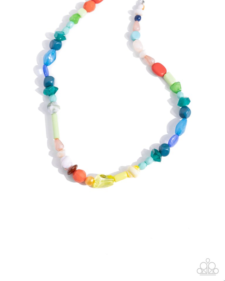 Colored Can-Can - Multi - Paparazzi Necklace Image