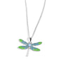 DRAGONFLY to the Sky - Blue - Paparazzi Necklace Image