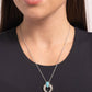 Horseshoe Haute - Blue - Paparazzi Necklace Image