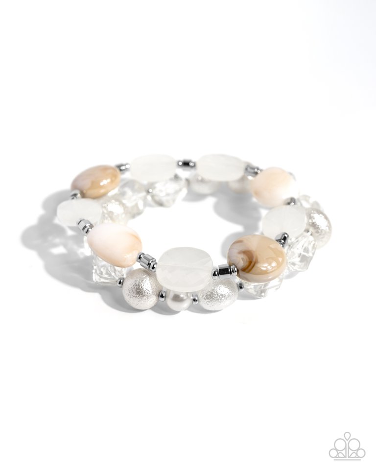 Everyday Essentials - White - Paparazzi Bracelet Image