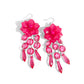 Hawaiian Hallmark - Pink - Paparazzi Earring Image