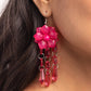 Hawaiian Hallmark - Pink - Paparazzi Earring Image