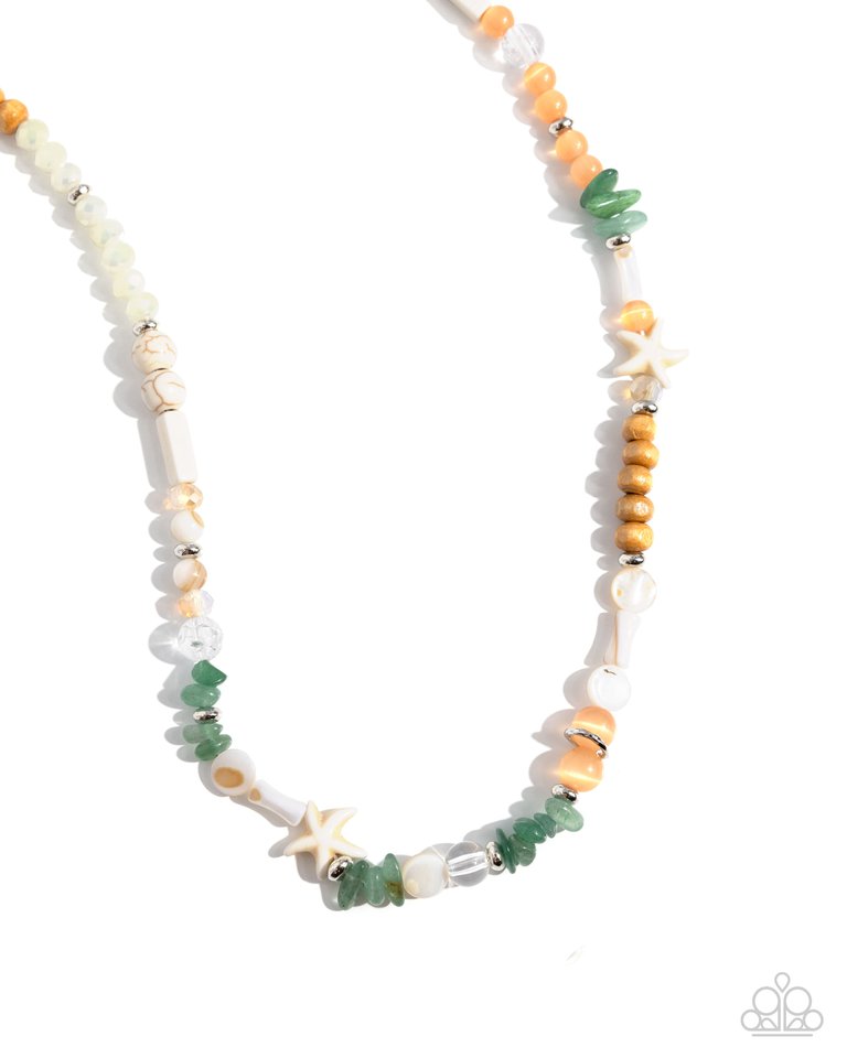 Beachy Beginner - Green - Paparazzi Necklace Image