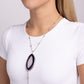 Geode Gamble - Purple - Paparazzi Necklace Image