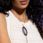 Geode Gamble - Purple - Paparazzi Necklace Image