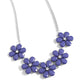 Floral Fun - Blue - Paparazzi Necklace Image