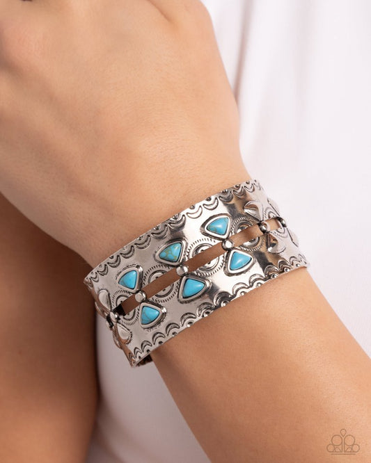 Harmonious Haven - Blue - Paparazzi Bracelet Image