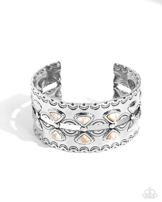 Harmonious Haven - White - Paparazzi Bracelet Image