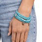 Swirling Shopaholic - Blue - Paparazzi Bracelet Image