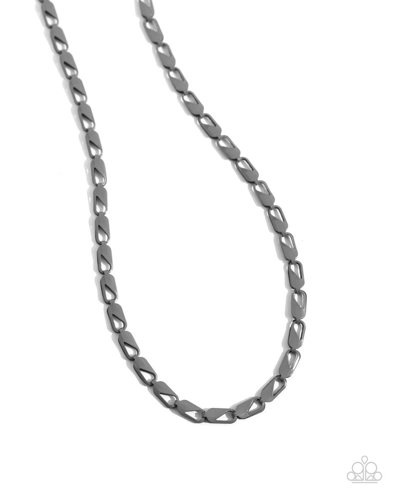 Casually Charged - Silver - Paparazzi Necklace Image