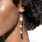 Malibu March - Orange - Paparazzi Earring Image