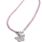 On SHIMMERING Wings - Pink - Paparazzi Necklace Image