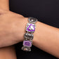 Hammered History - Purple - Paparazzi Bracelet Image