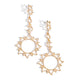 Celestial Chic - Gold - Paparazzi Earring Image