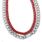 Exaggerated Effort - Red - Paparazzi Necklace Image