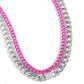 Exaggerated Effort - Pink - Paparazzi Necklace Image