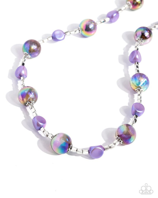 Malibu Makeover - Purple - Paparazzi Necklace Image