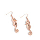 Seahorse Sheen - Copper - Paparazzi Earring Image