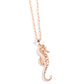 Sparkling Seahorse - Copper - Paparazzi Necklace Image