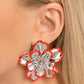 Merry Model - Red - Paparazzi Earring Image