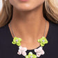 Pastel Pizzazz - Green - Paparazzi Necklace Image