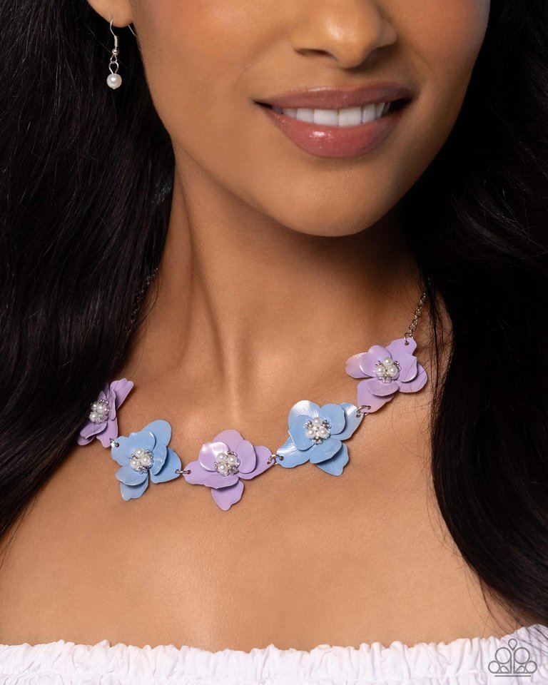 Pastel Pizzazz - Purple - Paparazzi Necklace Image