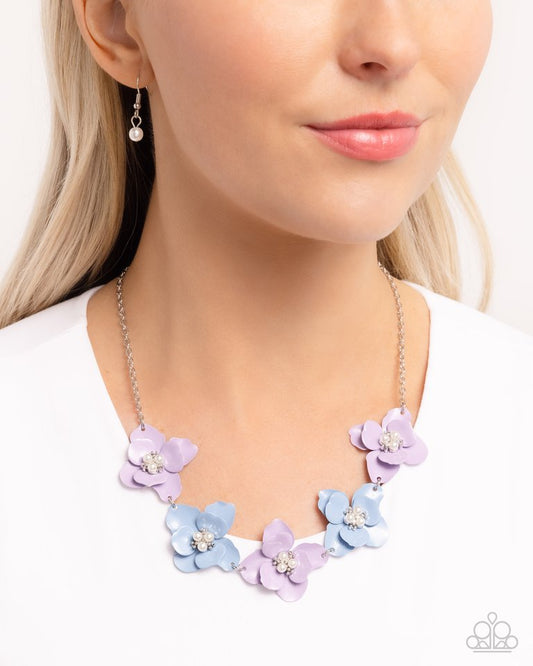 Pastel Pizzazz - Purple - Paparazzi Necklace Image