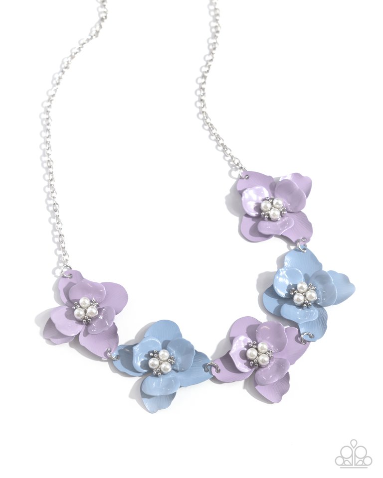 Pastel Pizzazz - Purple - Paparazzi Necklace Image