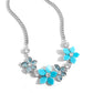 Bouquet Ballad - Blue - Paparazzi Necklace Image