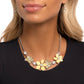 Bouquet Ballad - Yellow - Paparazzi Necklace Image