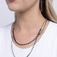 Boxy Brilliance - Black - Paparazzi Necklace Image