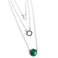 Playfully Panache - Green - Paparazzi Necklace Image