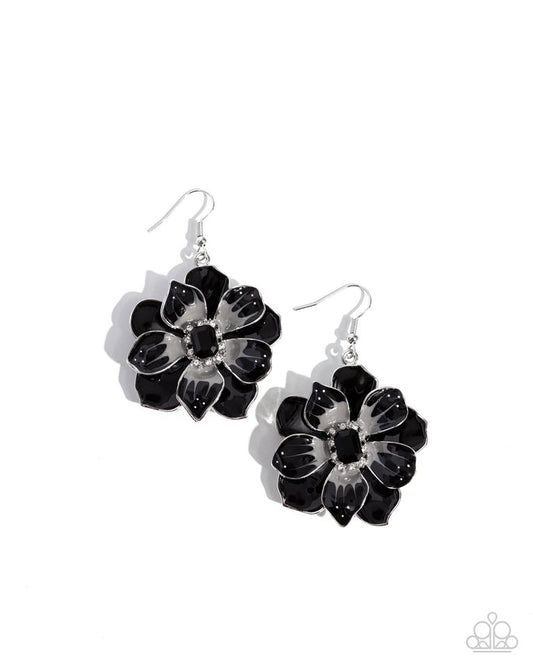 Tropical Treasure - Black - Paparazzi Earring Image