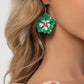 Tropical Treasure - Green - Paparazzi Earring Image