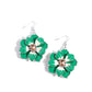 Tropical Treasure - Green - Paparazzi Earring Image