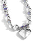 Glistening Gossip - Purple - Paparazzi Necklace Image