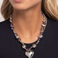 Glistening Gossip - Purple - Paparazzi Necklace Image