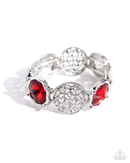 Refined Refresh - Red - Paparazzi Bracelet Image