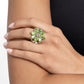 Petaled Performance - Green - Paparazzi Ring Image