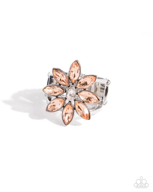 Petaled Performance - Orange - Paparazzi Ring Image