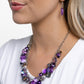 Offbeat Ofrenda - Purple - Paparazzi Necklace Image